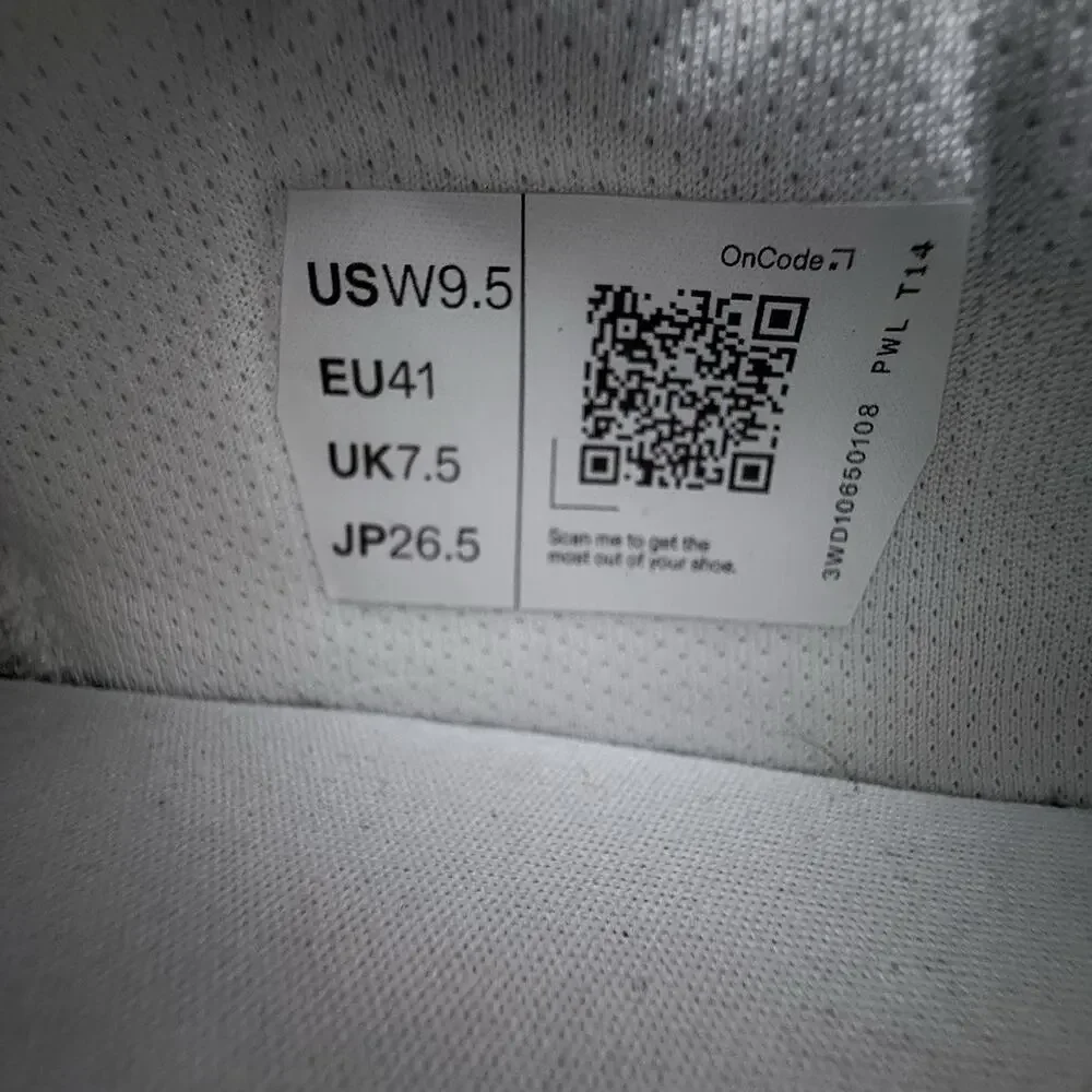 On The Roger Advantage Sneakers In All White Women’s 9.5 Size US